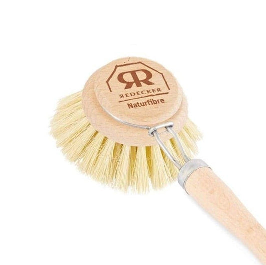 Wooden Happy Face Dishwashing Brush Brush Holder Sustainable FSC