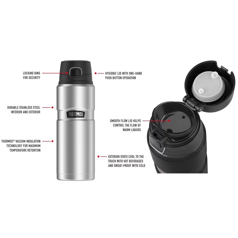 Buy Thermos King Vacuum Insulated Bottle with Flip Lid 710ml