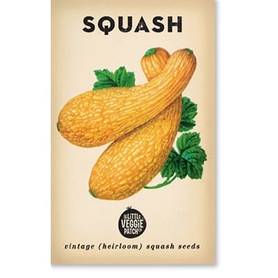 TLVPC Seeds - Squash (Golden Summer Crook Neck)